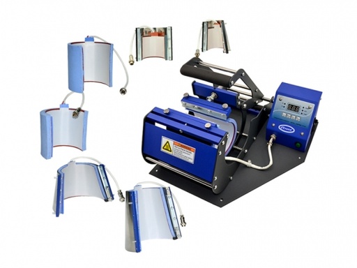 [PL1EQU-1069] JTSB06-6 PLANCHA TAZAS MG61  5 PIN  AZUL 